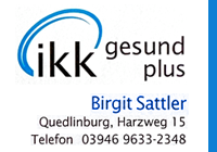 IKK Gesund Plus - Kundenbetreuerin Birgit Sattler in Quedlinburg - IKK Krankenkasse